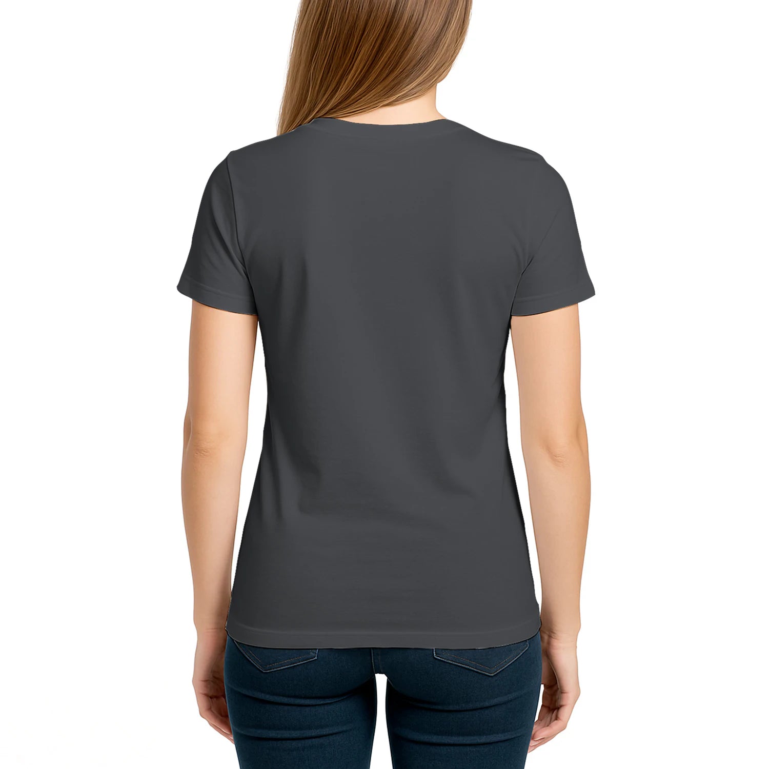 Female model, viewing the back side.