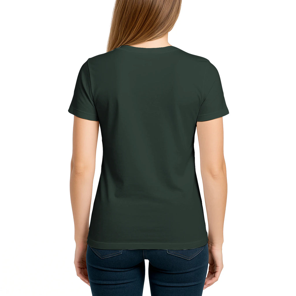 Female model, viewing the back side.