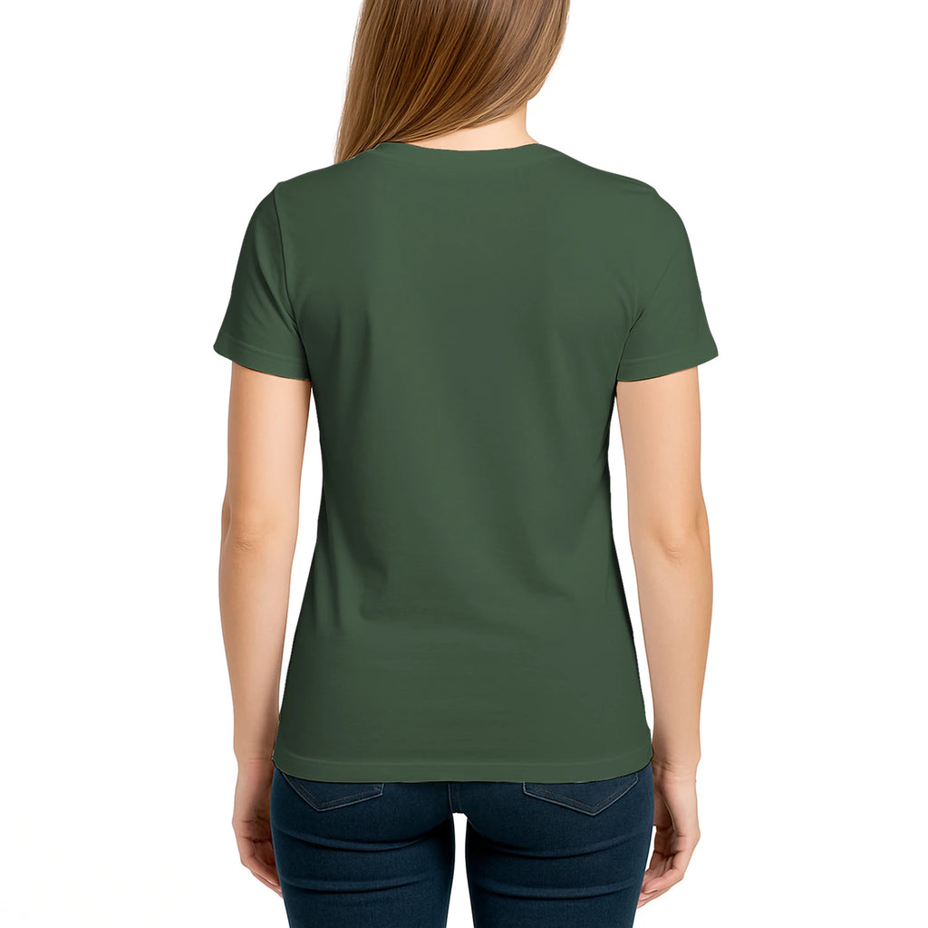Female model, viewing the back side.