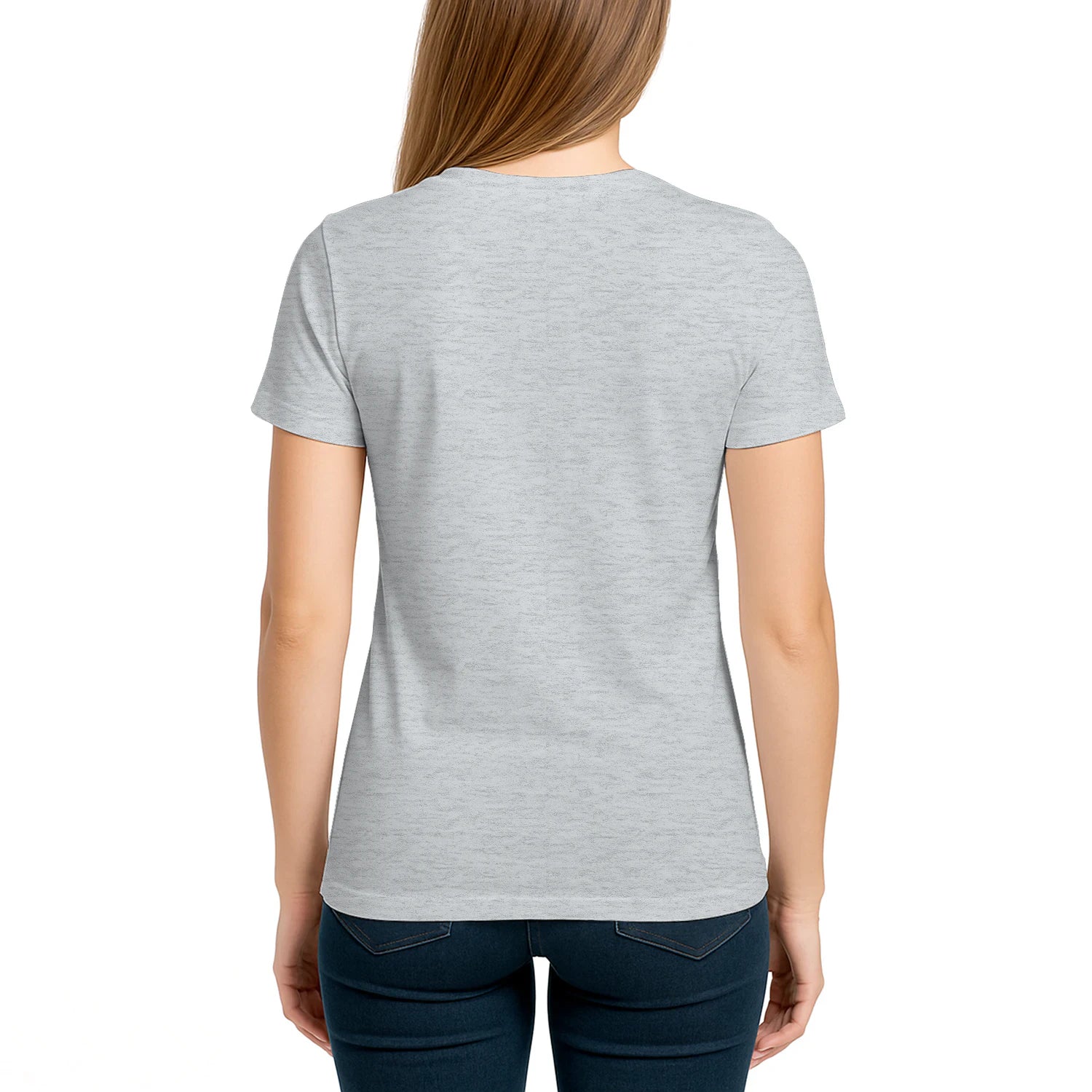 Female model, viewing the back side.
