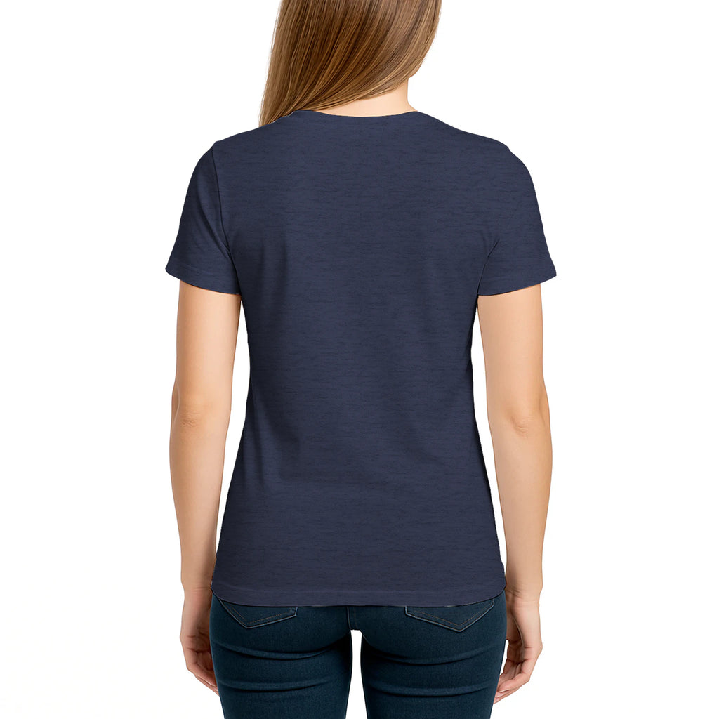 Female model, viewing the back side.