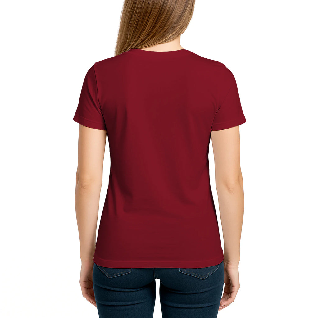 Female model, viewing the back side.