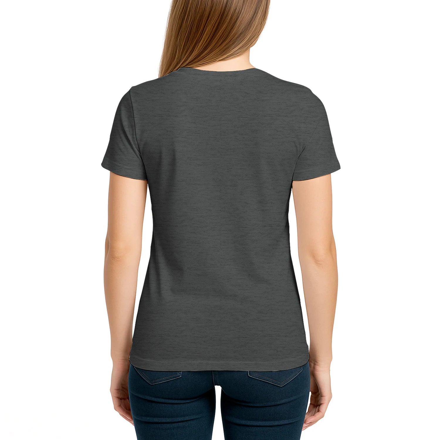 Female model, viewing the back side.