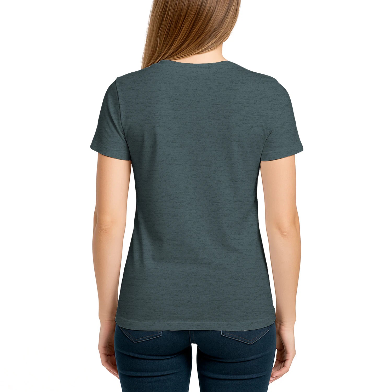 Female model, viewing the back side.