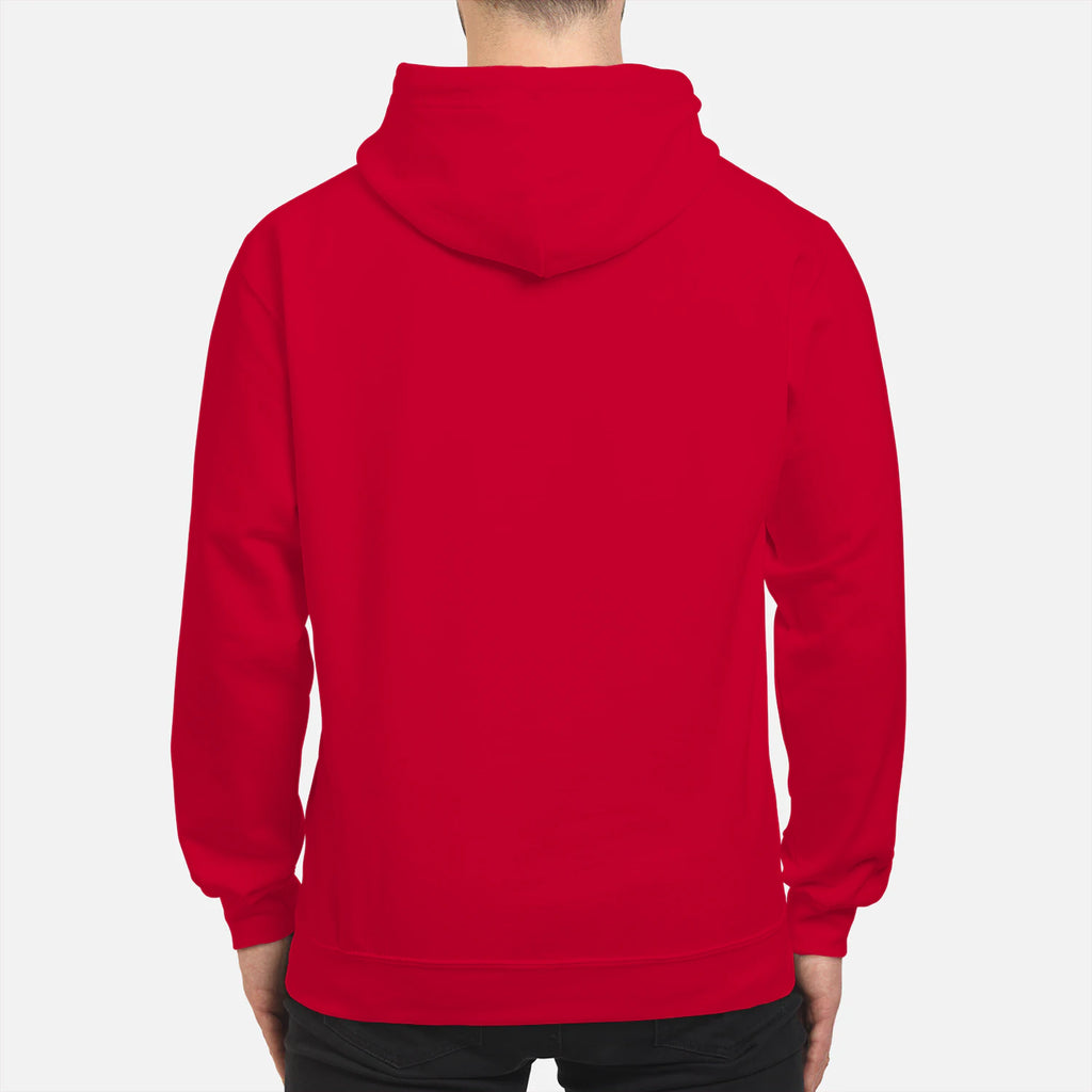 Male model shot, viewing the back side.