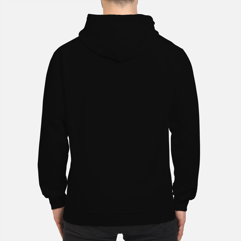 Male model shot, viewing the back side.